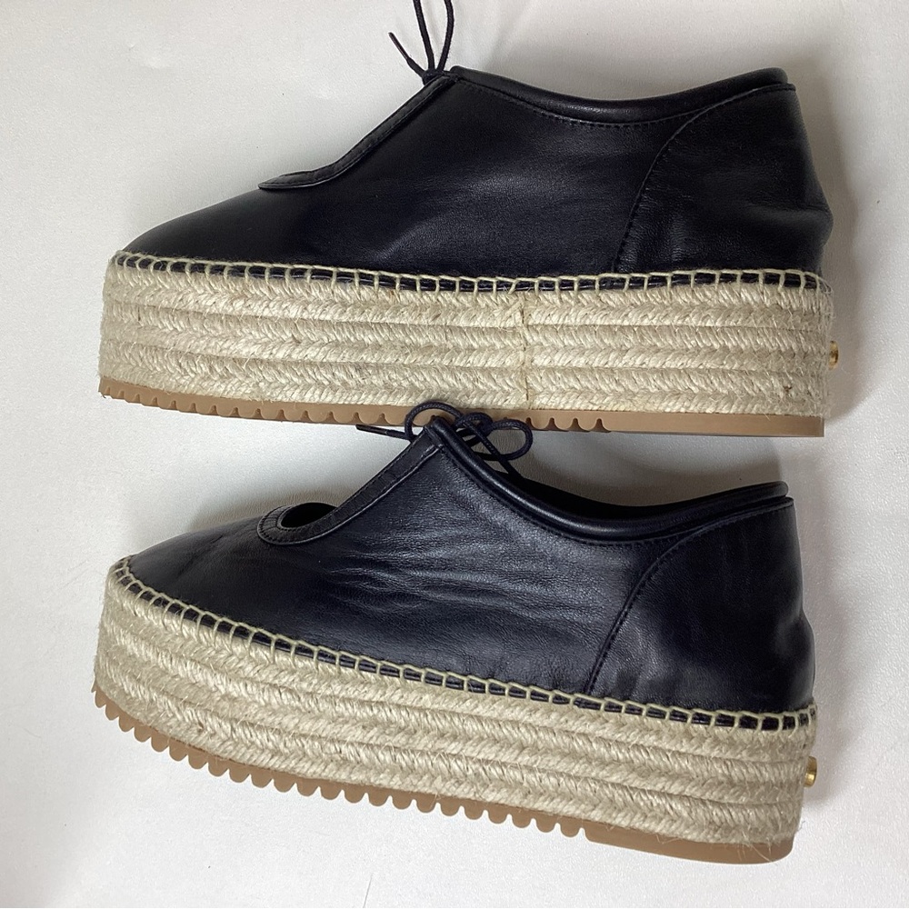 Cult Gaia Bernice Black Espadrille Platform Shoes Size EU 38‎ - Picture 11 of 16
